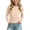 Beige, variant on Toddler Girls Long Sleeve Shirts Soft Comfy Crewneck Tops Slim Fit Warm Infant Base Layer Undershirts for Newborn 1-10 Y