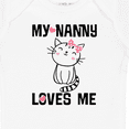 thumbnail image 4 of Inktastic My Nanny Loves Me Girl Grandchild Girls Baby Bodysuit, 4 of 5