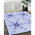 thumbnail image 3 of Ahgly Company Machine Washable Indoor Rectangle Transitional Lavender Blue Area Rugs, 2' x 5', 3 of 7