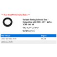 thumbnail image 2 of Variable Timing Solenoid Seal - Compatible with 2005 - 2011 Volvo XC90 4.4L V8 2006 2007 2008 2009 2010, 2 of 2
