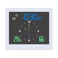 thumbnail image 4 of Reloj digital para baño, despertador, termómetro, higrómetro, reloj de ducha colgante Blanco, 4 of 9
