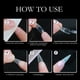 thumbnail image 3 of Manicura Uñas Esmaltadas Uñas Postizas En Caja Transparente Trapezoidal Largas Puntiagudas Cóncavas Uñas de Cristal, 3 of 3