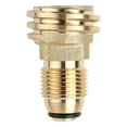 thumbnail image 1 of El Adaptador Convierte POL a QCC, Adaptador de Manguera de Propano de Latón, Adaptador de Recarga de Propano para , de Campamento, Soledad  Adaptador de tanque, 1 of 3