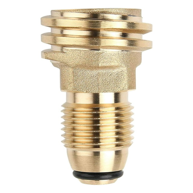 El Adaptador Convierte POL a QCC, Adaptador de Manguera de Propano de Latón, Adaptador de Recarga de Propano para , de Campamento, Soledad Adaptador de tanque