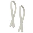 thumbnail image 4 of 2 piezas 60cm PU Bolso de cuero Manijas Bolsa de mano duradera Correa de repuesto Bolsa de pespunte poroso Cinturón para mujeres Damas Bolsa de bricolaje (Beige), 4 of 5