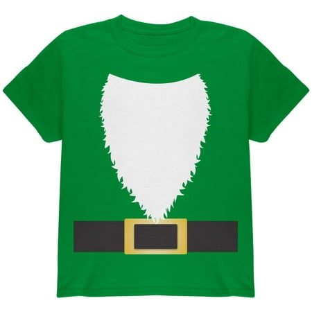 Halloween Lawn Gnome Costume Green Youth T Shirt