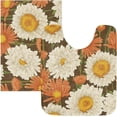 thumbnail image 5 of Coolnut Chrysanthemum Anti-Slip Ultra Absorbent Durable Bath Rug with Rubber Backing,24"x16", 5 of 7