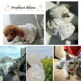 thumbnail image 6 of Small Dog Tutu Dresses, Dog Sleeveless Princess Dresses, Luxury Puppy Cat Wedding Evening Lace Dress with Bowknot XL, 6 of 6