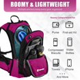 thumbnail image 5 of Mochila De Hidratación Mochila De Agua Para Senderismo - Bolsa De Agua Aislada Miracol Con Vejiga De 2 Litros Rosa, 5 of 5