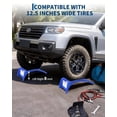 thumbnail image 2 of 8 Inch Blue Lift Solid Steel Car Ramps, 8000 LBS, Heavy Duty Auto Truck Ramps for Oil Change and Car Repair Vehicle Service Ramps for Car Truck SUV Repair Maintenance, 2 Pack, 2 of 6