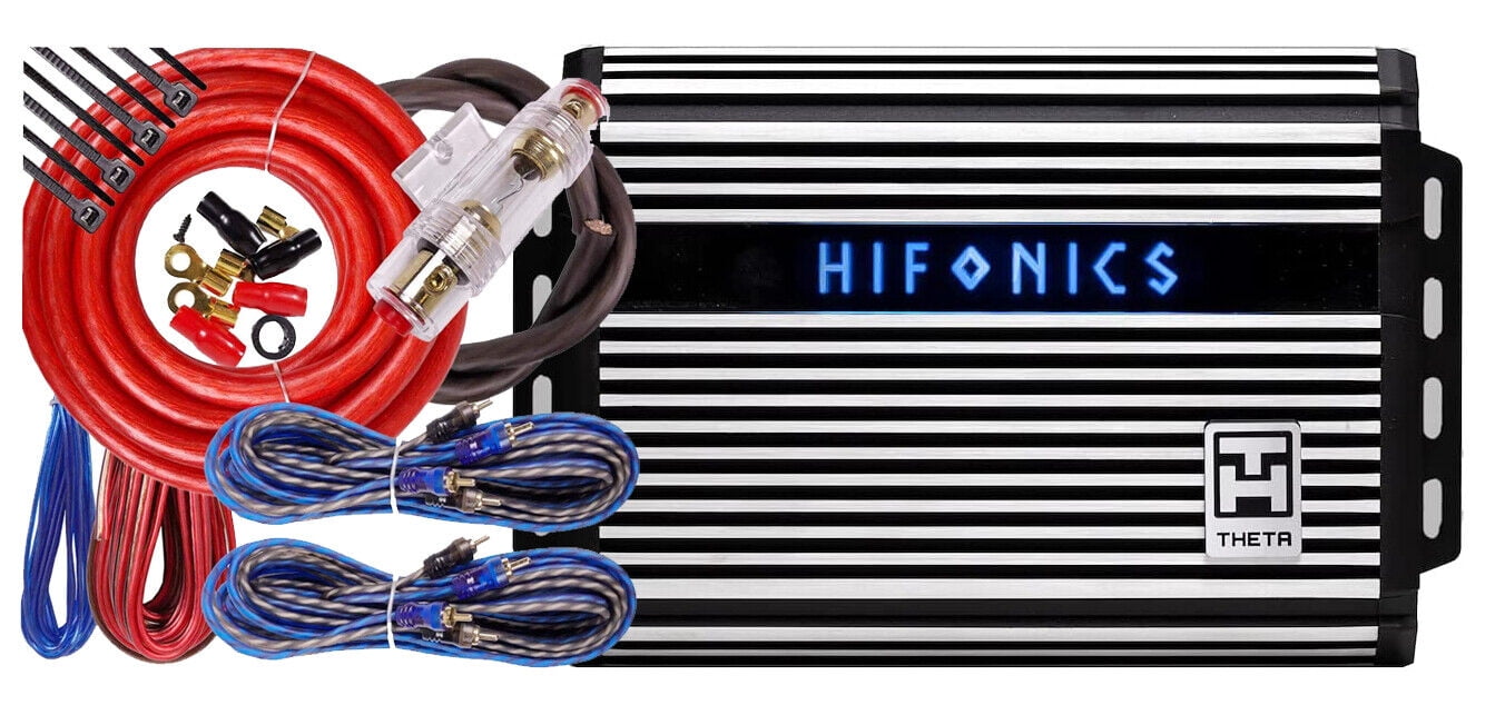 Hifonics ZTH1025.4D 1000W Zeus Theta Compact 4 Ch Car Amplifier + 4