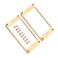 thumbnail image 3 of EXHUMKY 2Ud Marcos De Montaje Para Pickup Humbucker De Guitarra En Acabado Dorado Resistente, 3 of 8