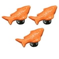 thumbnail image 1 of Naiovety 3x Perillas únicas para cajones con forma de corazón y pescado para puertas de gabinetes, cajones, puertas, manijas de gabinetes y Decoración del hogar Pez dorado naranja uno, 1 of 6