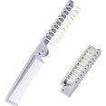 thumbnail image 1 of wonim44 2 PCS Double Headed Foldable Pocket Mini Compact, Travel Foldable Hair Comb Brush, Anti-Static Double-Sided Compact Comb for All Hair Type Hairdressing, 1 of 1
