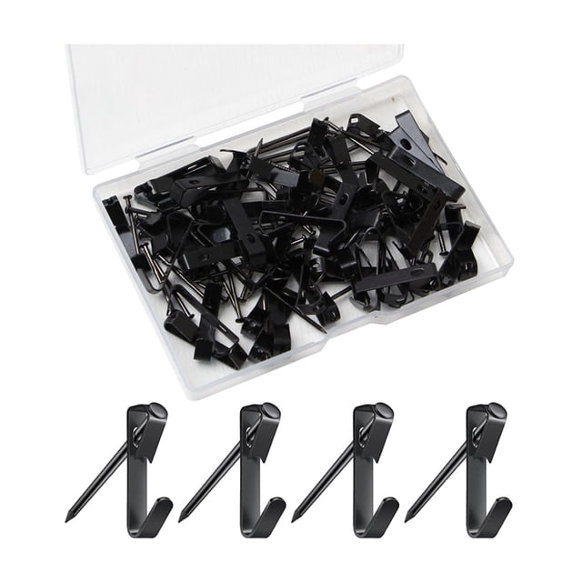 100 Pcs Crochets pour Photos, Épingles Décoratives, Métal Robuste
