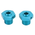 thumbnail image 4 of 2 acopladores hexagonales de aluminio para ruedas RC de repuesto de 17 mm para coche RC ARRMA 1/8 (azul), 4 of 14