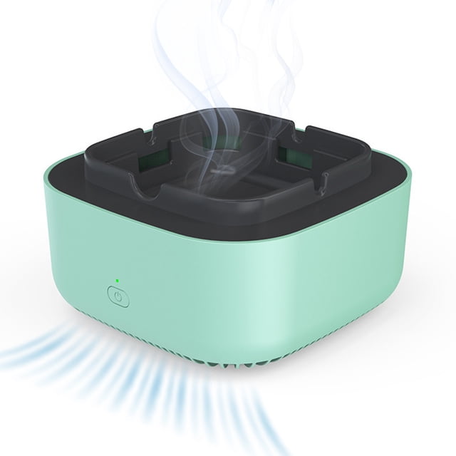 Ceniceros sin humo para cigarrillos en interiores, purificador de aire 2 en 1, ambientador multifuncional para el hogar, oficina, exteriores