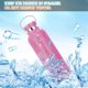 thumbnail image 4 of Termo de diamantes de 500 ml con cadena, termo con cristales de imitación, botella de agua con purpurina, regalo para niña y mujer (rosa), 4 of 8