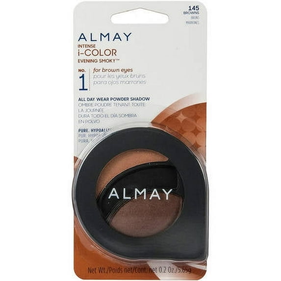 Almay Intense I-Color Evening Smoky All Day Wear Powder Eye Shadow, For Brown Eyes