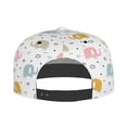 thumbnail image 4 of Gaeub Little Elephant Flat Bill Snapback Hats Baseball Caps with Adjustable for Running Workouts and Outdoor Activities, 4 of 9