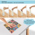 thumbnail image 3 of Yayeee 6 Pack Kitchen Dish Cloths for Washing Dishes Soft Absorbent Microfiber Towels, Dark Floral, 3 of 9