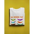 thumbnail image 3 of Banana Pop Sweatshirt Women -Image by Shutterstock, Female 3X-Large, 3 of 4