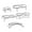 12.5cmx6cm Single, variant on Pet Food Feeder Holder Water Food Bowls Pet Dining Table Elevated Raised Bowls Stand for Kitten Food Dispenser Kitty Cats Puppy