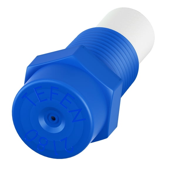 Plastic Fogger Nozzle with Poly Filter Blue 1/8" NPT 1.5 GPH 100 Pack