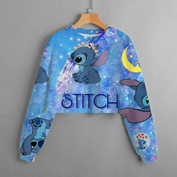 2022 nueva puntada de dibujos animados Casual ropa linda para ninas sudaderas con capucha impresas recortadas sudaderas huggy wuggy ropa para ninos Girls130 heqiyong CONDUJO Walmart en linea