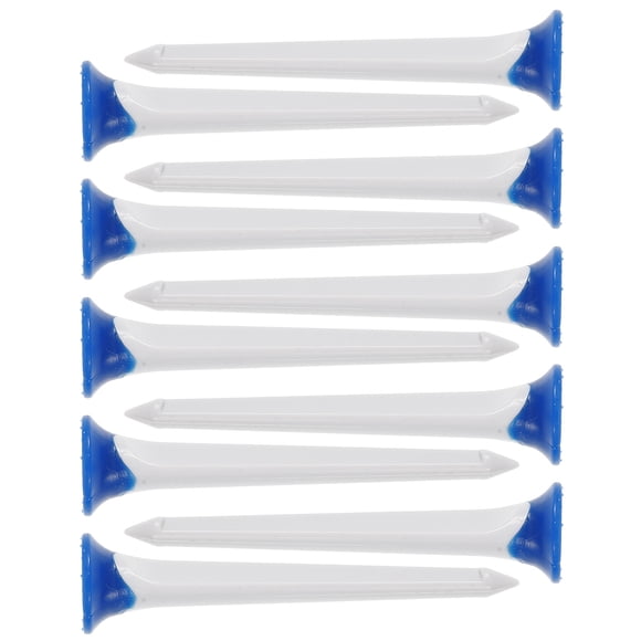 Minkissy Golf Training Accessories 10Pcs Mixed Color Golf Tees for Golf Games Tpe Material Professional Design