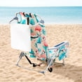thumbnail image 3 of 63*65*82cm Short Flamingo Patterned Oxford Beach Chair Featuring Strong Aluminum Tubing for Comfortable Up to 100kg Support, 3 of 11