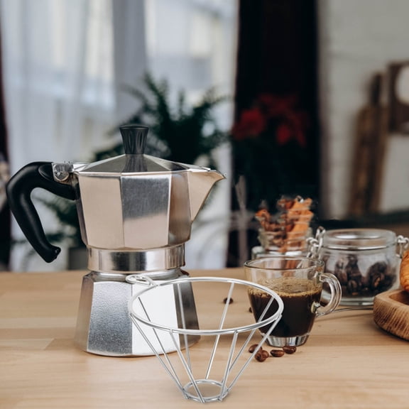 OULII Stainless Steel Coffee Dripper Funnel Compact Design for Home Brewing and Coffee Station Use