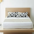 thumbnail image 6 of Cow Satin Pillowcase for Hair and Skin Silk Pillowcase, King Size(20x40 inches) - Slip Cooling Satin Pillow Covers with Envelope Closure（132） Home Decor Gifts, 6 of 7
