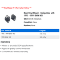 thumbnail image 2 of Rear Strut Mount - Compatible with 1995 - 1999 BMW M3 1996 1997 1998, 2 of 2