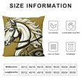 thumbnail image 5 of COMIO Horse Throw Pillow Cushion Covers - Modern Fashion Style Couch Sofa Pillow for Living Room Sofa Bedroom, 5 of 5