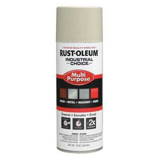 RUSTOLEUM 1672830 Spray Paint, Almond, Gloss, 12 oz.