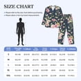 thumbnail image 4 of Disketp Vintage Floral for Pajamas Set Long Sleeve Sleepwear Mens Button Down Nightwear Pj Sets-XX-Large, 4 of 7