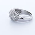 thumbnail image 2 of Pave Set Dome Women's Cocktail Ring 14K White Gold Over 2.0 Ct Simulated Diamond, 2 of 2