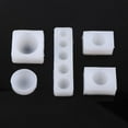 thumbnail image 2 of Epoxy Transparent Silicone Mold DIY Jewelry Mold 3D Fondant Cake Mold, Round Cabochon Silicon Mold, 5Pcs/Set for Manual DIY Epoxy Resin Jewelry Making, 2 of 7