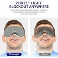 thumbnail image 2 of Máscara para dormir de algodón Mavogel: diseño actualizado, máscara para dormir que bloquea la luz, máscara de noche suave y cómoda para hombres y mujeres, antifaz para viajar, dormir y, 2 of 5