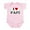 Petal Pink, variant on CafePress - I Love Papi Infant Bodysuit - Baby Light Bodysuit, Size Newborn - 24 Months