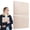 Beige(Slot with Right), variant on YAZHPA 2-Pocket Folder with Card Slot, Letter Size, Beige, School Office Work,1Pack