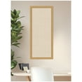 thumbnail image 3 of Kate and Laurel Framed Fabric Pinboard 18 x 42, Neutral Weave Printed Linen Decorative Bulletin Board for Use as a Vision Board or Wall Organization, Lila Gold Frame, 3 of 8