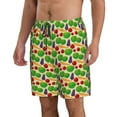 thumbnail image 2 of Goofa Vegetable Printed Mens Swim Trunks Summer Quick Dry Short Beach Swimwear Bathing Suits-Medium, 2 of 9