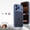 Blue, variant on Designed For iPhone 16 Phone Case,With Camera Protection,NO Back Heat Dissipation,With Frame Snap-on Switch,Ultra Slim Shockproof Drop Protection Rugged Metal Phone Case,Black