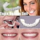 thumbnail image 2 of Un par superior e inferior de alta calidad dentadura instantánea sonrisa comodidad ajuste flexible dientes cosméticos dentadura postiza superior chapa cosmética de alta calidad Bdl, 2 of 5
