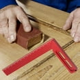 thumbnail image 4 of Ángulo Regla cuadrada Carpintero Cuadrado Precisión Ángulo Herramienta de medición de madera Encuadre Regla cuadrada para regalo de, 4 of 8