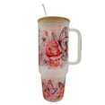thumbnail image 4 of 32oz or 40oz God Is Good All The Time custom Sublimation Printed Clear or Frost Glass Tumbler, Mug, Cup with Handle, 4 of 7