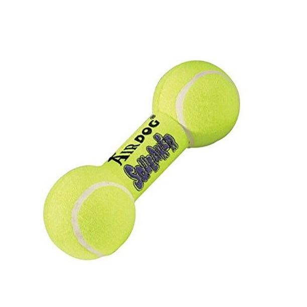 AIR Squeaker Dumbell Dog Toy Heavy Duty Floating Dogs Squeak Toys Tennis Ball (Large Dumbbell