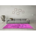 thumbnail image 3 of Ahgly Company Indoor Round Persian Pink Traditional Area Rugs, 3' Round, 3 of 4